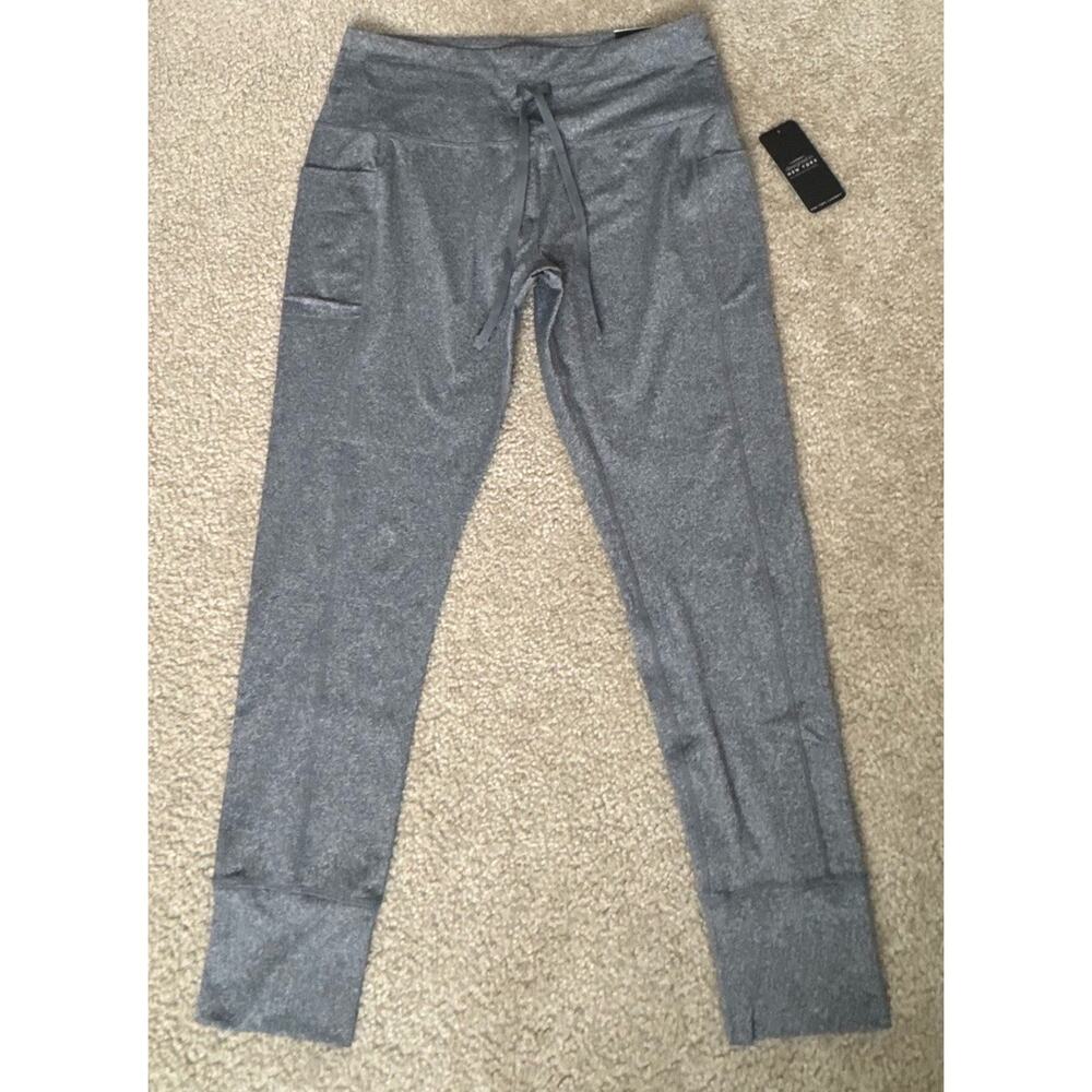 New York Laundry Womens Full Length High Waisted Gray Leggings Size X-Large NWT